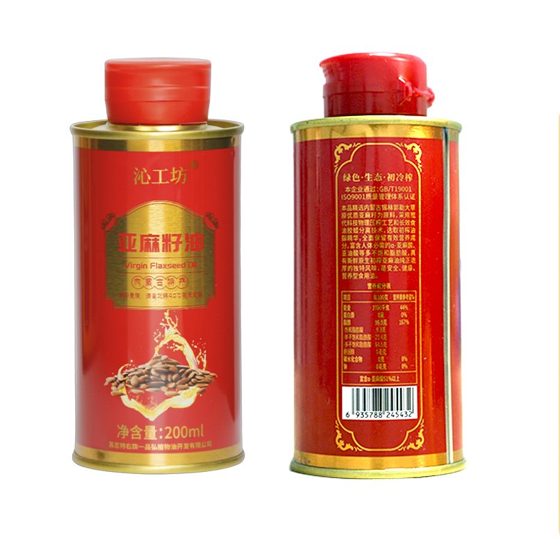200ML小红罐亚麻籽油